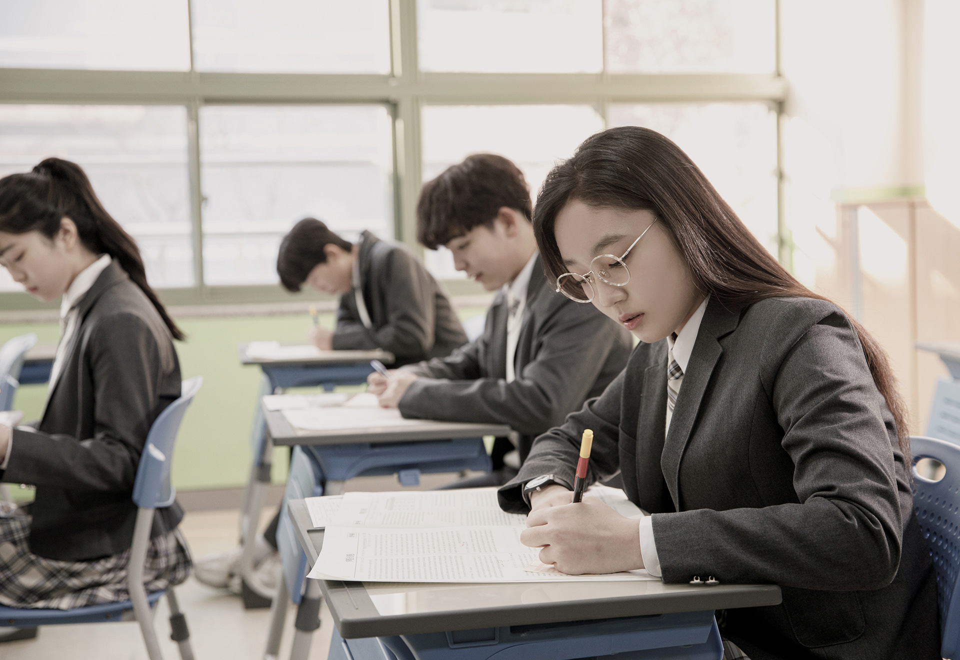 학생 교육 사진